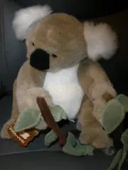 NEW FOLKMANIS FOLKTAILS Koala Bear Plush Hand Puppet Eucalyptus (P80A)
