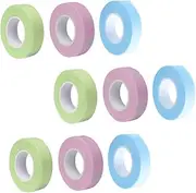 PLAFOPE 12Rolls Eyelash Grafting Tape Breathable Skin Friendly Adhesive for Eyelash Extensions for Individual Professional Use