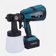 Portable Cordless Electric Spray Gun ，3 Spray Patterns & 1000ml Tank,Airless Car Fence Wall Floor Paint Sprayers