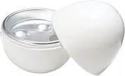 PHENOFICE 4 Egg Capacity Microwave Egg Poacher Electric Round Shape Pp Aluminum Auto Temp Easy to Clean