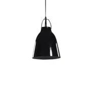Cecilia Modern Classic Industrial Metal Cone Pendant Light Lamp - Black.