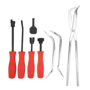 8PCS Drum Brake Puller Kit Steel Coating With Box