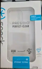 Speck Apple iPhone 13 Pro Presidio Perfect Clear Ombre Case MagSafe Protector