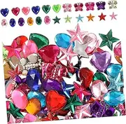 KAILIKETIY 400Pcs Acrylic Gemstones for Crafts Rhinestone Decorations for DIY Projects Elegant Jewels for Centerpieces for Hair Accessories and Art Creations