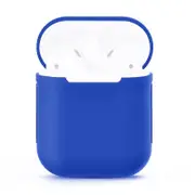 For AirPods 2nd Gen Case, Silicone Protective Cover, Blue