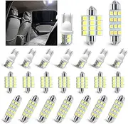 stymart 24 PCS Interior Car Lights, Dome Light Car Bulb Kit Set T10 31mm 41mm LED Interior Replacement Bulbs for Car Interior Lights Dome Lights Plate Lights Map Lights Door Lights License