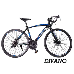 DIVANO F700 21速彎把高碳鋼碟煞公路車 -休閒戶外運動 堤防郊遊 上下班通勤 都市騎乘 自行車