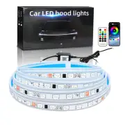 NEW 60in Million-color RGB LED Hood Light Strip Dynamic DRL APP & Remote Control