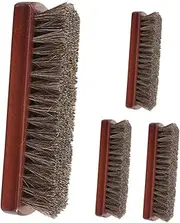 MOBUTOFU 4pcs Horsehair Shoe Brush for Shoe Cleaning Car Multifunctional Bristle Brushes Sofas Interior Cleaning