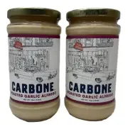 2-Pack Carbone Roasted Garlic Alfredo Sauce - 15 OZ, Gourmet Italian Flavor
