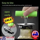 Stainless Steel Adjustable Twist Jar Opener Spiral Can Seal Lid Cap Remover AKC