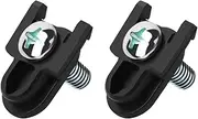 WR01X25070 Refrigerator Door Handle Mounting Stud Replacement GE Fridge Freezer Handle Fastener Assembly AP7175647 WR01X39781 Black 2 Set
