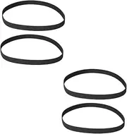 ETHZZLE 4 Pcs 5mm Wide Cassette Tape Belt Universal Turntable Strap for Recorders Cd DVD Drive Rubber