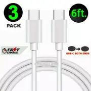 LOT=3 USB C Type C Fast Charger Cable Charging For Samsung iPad Macbook Pro