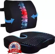Seat Cushion Orthopedic Pillow for Sciatica Prostate Tailbone Hemorrhoid Chair