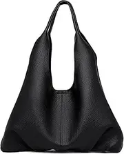 [NIUEIMEE ZHOU] Hobo Handbags for Women Retro Vegan Leather Shoulder Bags Tote Clutch Purses