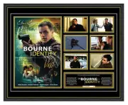 THE BOURNE IDENTITY 2002 JASON BOURNE SIGNED LIMITED EDITION FRAMED MEMORABILIA
