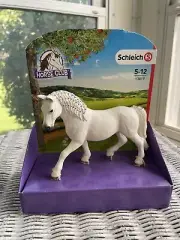 Schleich Lipizzaner Mare Horse 13819 White Purple Braid Dressage 2016 figure NIB