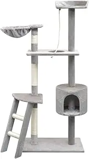 Cat Tree with Sisal Scratching Posts 150 cm Grey