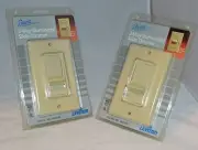 Leviton Decora Designer Collection 3-way Illuminated Slide Dimmer Switch #6633