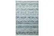 Noble Designer Handknotted Wool Rug - Lt. Blue