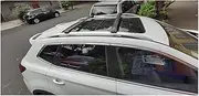 2PCS Crossbar Cross Bars Compatible for Roewe MG RX5 MAX 2019-2024 Roof Rail Rack Bars(Silver)