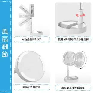 宏晉 HongJin P90 8吋伸縮折疊風扇 折疊伸縮風扇 伸縮立扇 USB風扇 落地扇 直立扇 電風扇 露營風扇