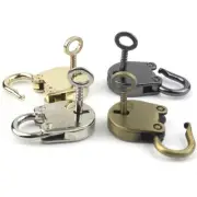 Mini Padlock With Key Small Luggage Box Metal Lock Bag Suitcase Decor Accessory