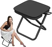 Portable Stool - Lightweight Folding Stool | Multifunctional Folding Chair, Portable Non-Slip Stool, Indoor and Outdoor Foldable Stool for Adults