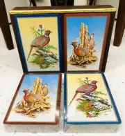 Vintage Playing Cards Brand New Congress Double Deck Boxed Pheasant Art NOS