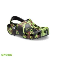 在飛比找momo購物網優惠-【Crocs】童鞋 經典噴霧迷彩小童克駱格(208304-0