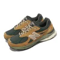 在飛比找ETMall東森購物網優惠-New Balance 休閒鞋 990 V3 男鞋 土黃 軍