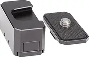 Quick Release Plate | Video Bracket Adapter,Rotatable Phone Adapter Mount for Phone, Micro-Single and Sports Camera