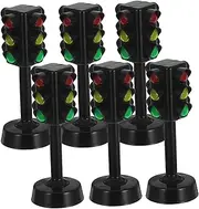 Abaodam 6pcs Traffic Light Simulation for Childsafe Traffic Equipment with Lights for Early Education and Creative Play for Home and Party Decorations