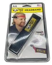 Nite Ize Headband for flash lights not included black READ NEW see photos