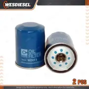 2 x Wesfil Oil Filters fits Fiat 500 150 Doblo Panda Pop Punto Dynamic WZ411 (for: Fiat)