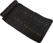 22 pocket Tool Bag Canvas Wrench Roll Up Pouch/Screwdriver Pliers 1pc Black