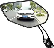 SOLUSTRE 1 Pair Handlebar Rearview Mirror Bike Rear View Mirror Bike Mirror Rear Child Bike Seat Bike Rear Mirror Cycle Bar Mirror Motorcycle Side Mirrors Motorcycle Mirror Rotatable Black