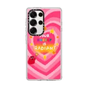 Galaxy S25 Ultra Clear Magnetic Case Your Energy Is Radiant