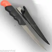 Floating Fish Filet Knife 10.25" Sheath & Belt Clip
