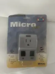 Micro Innovations Power Protection 270 Joules Phone Line Protection Lifetime Wa