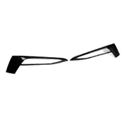 For BMW 5 Series G30 G38 Sport 2016-2020 Pair Front Bumper Fog Light Grille Trim Black
