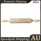 Valentine Day Letters Embossing Rolling Pin for DIY Baking Cookies (Rose) AU