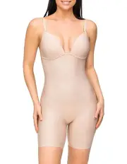 [Nancy Ganz] Body Define Backless Jumpsuit in Warm Taupe