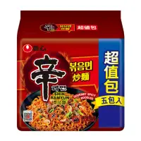 在飛比找momo購物網優惠-【NONG SHIM】農心辛炒麵超值包5入(655g)