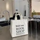 Cloth Food Storage Bags Canvas Lunch Box Handbag Pouch Picnic Tote Lunch Bag