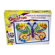 Creative Mosaic Picture Maker 296 Piece Set Pop The Pieces Into Grid Makes Image
