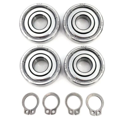 SKF Motorlager inkl. Sicherungsringe Grundig TS1000 Kugellager TS 1000 8er Set