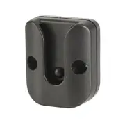 Black Plastic Microphone Bracket clip for UHF Radio with steel mounting screws