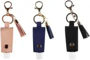 Portable Empty Travel Bottle, 3 Pcs Keychain Hand Sanitizer Bottle Holder, Bottl